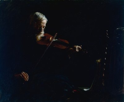 Alter Geiger von Charles Courtney Curran